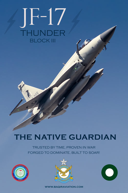 JF-17 Thunder Block III - Premium Aviation Wall Art