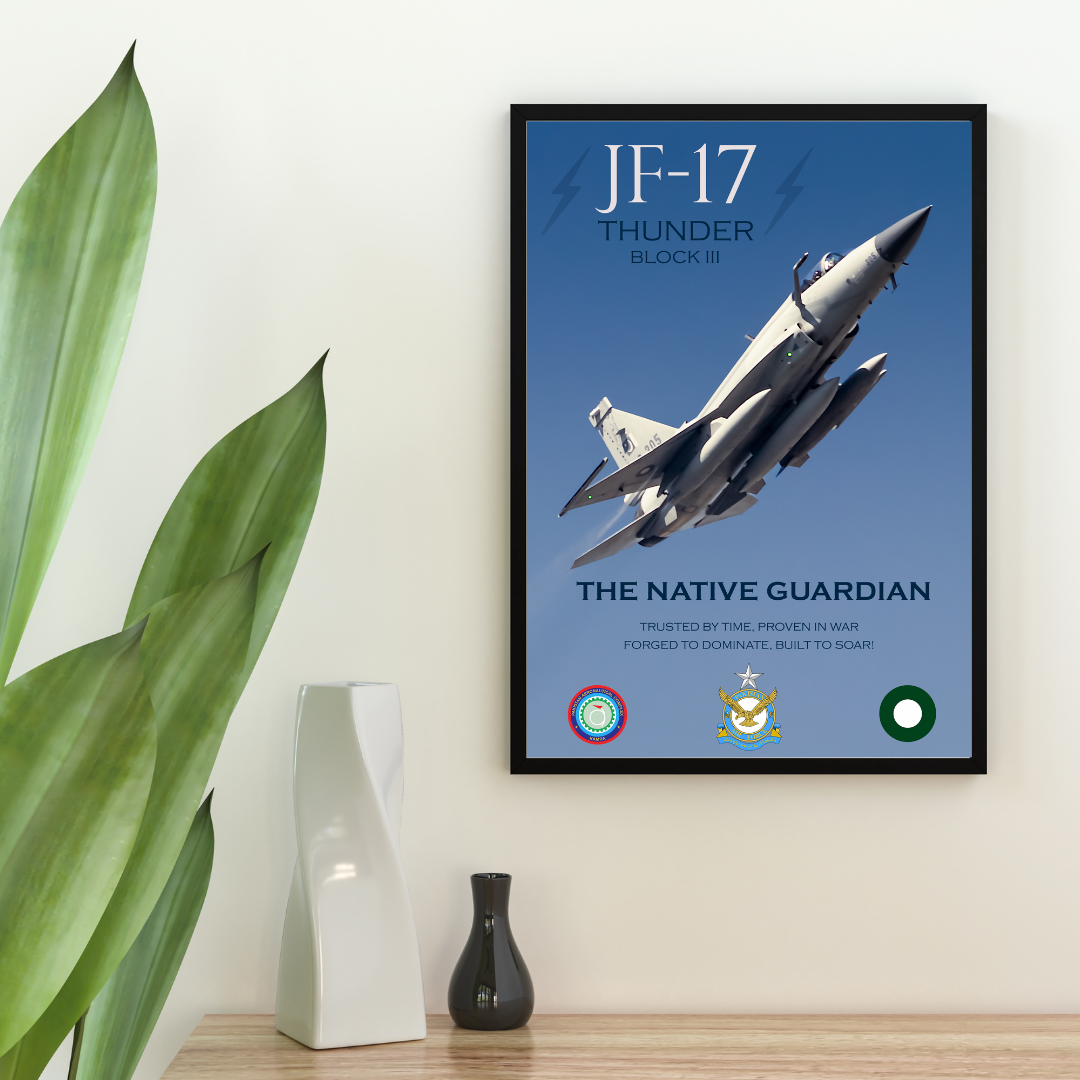 JF-17 Thunder Block III - Premium Aviation Wall Art