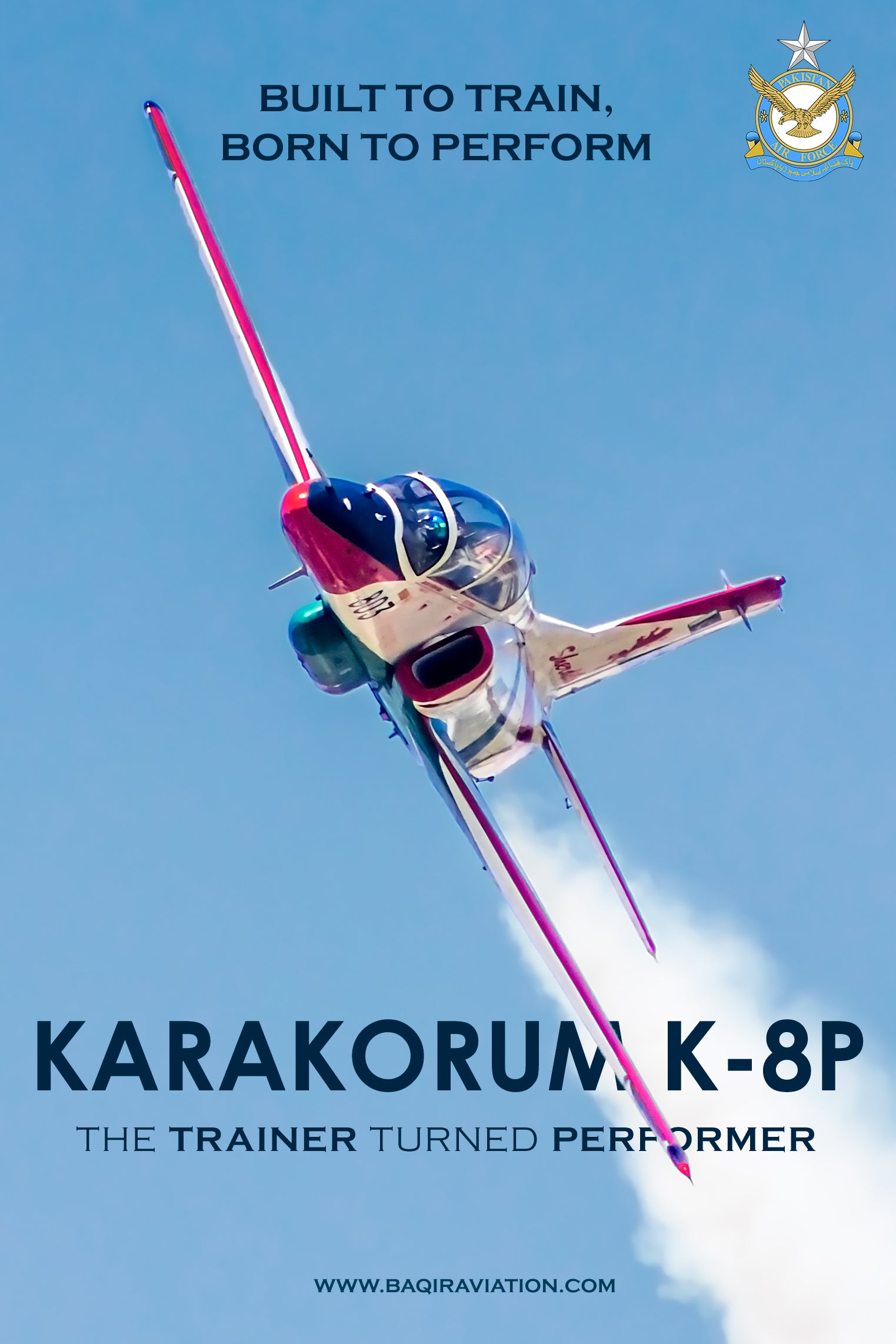 Pakistan Air Force - Karakouram K-8P - Premium Aviation Wall Art