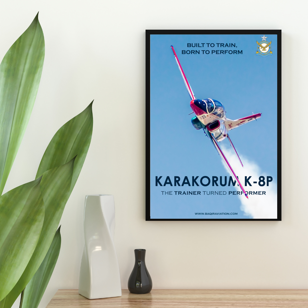 Pakistan Air Force - Karakouram K-8P - Premium Aviation Wall Art