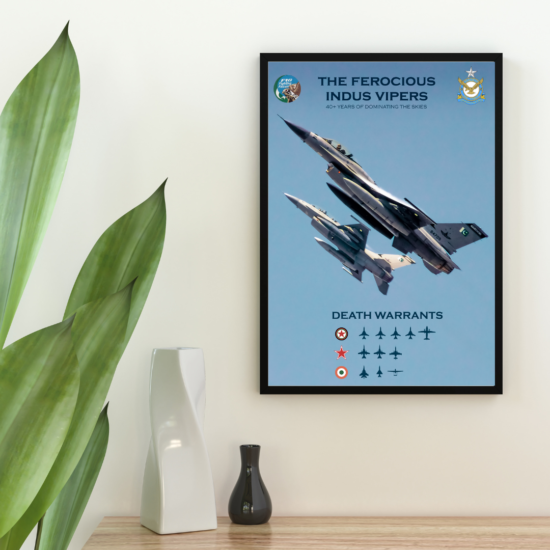 Pakistan Air Force F-16 Fighting Falcon – Premium Aviation Wall Art